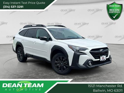 Crystal White Pearl 2024 Subaru Outback Onyx Edition