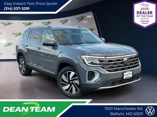 pure gray 2026 Volkswagen Atlas 2.0T SEL