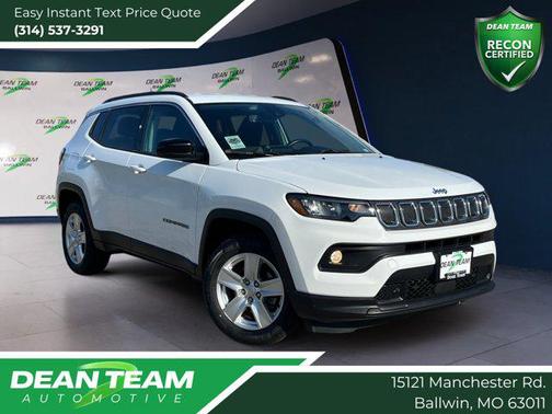 Bright White Clearcoat 2022 Jeep Compass Latitude