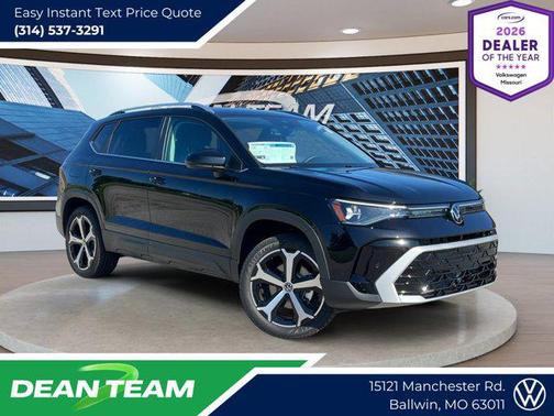 Deep Black Pearl 2026 Volkswagen Taos SEL