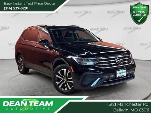 Deep Black Pearl 2022 Volkswagen Tiguan 2.0T S
