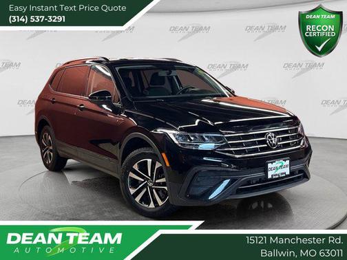 Deep Black Pearl 2022 Volkswagen Tiguan 2.0T S