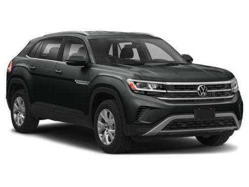 Deep Black Pearl 2021 Volkswagen Atlas Cross Sport 3.6L V6 SE w/Technology R-Line