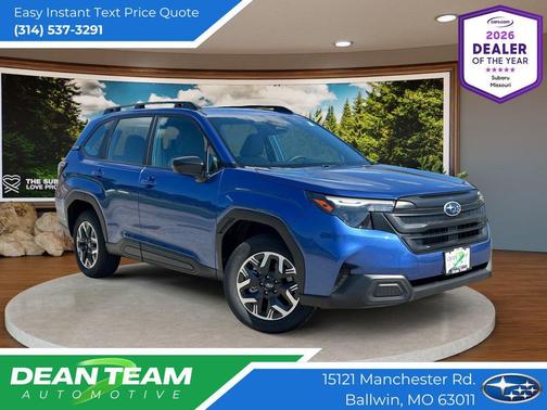 Daybreak Blue Pearl 2026 Subaru Forester Base