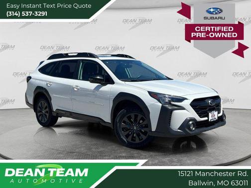 Crystal White Pearl 2023 Subaru Outback Onyx Edition XT