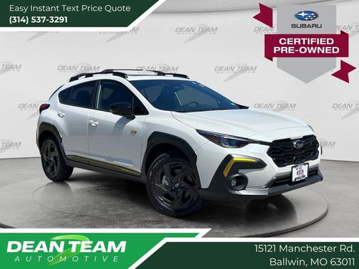 Crystal White Pearl 2025 Subaru Crosstrek Sport