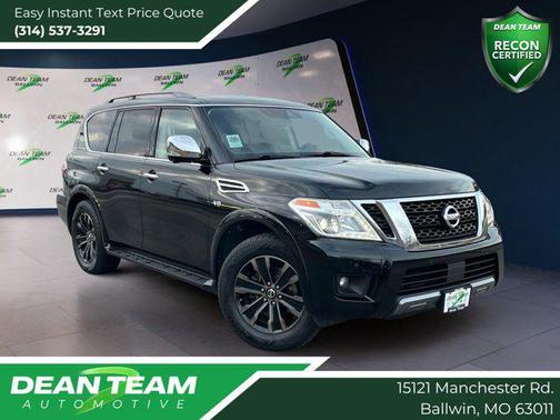 Super Black 2020 Nissan Armada Platinum 4WD