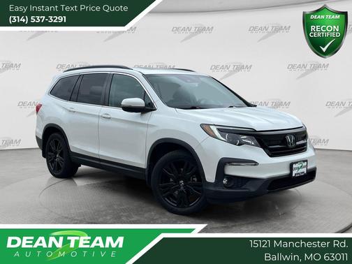 PLATINUM WHITE PEARL WHI 2022 Honda Pilot AWD Special Edition