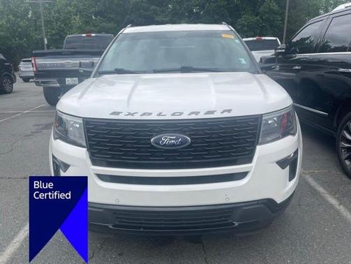 WHITE PLATINUM MET TRI-COAT 2019 Ford Explorer SPORT