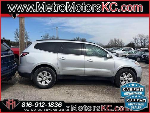 Silver 2013 Chevrolet Traverse 2LT