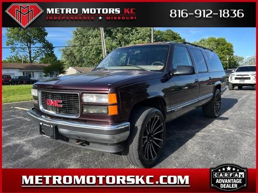 Maroon 1997 GMC Suburban 1500