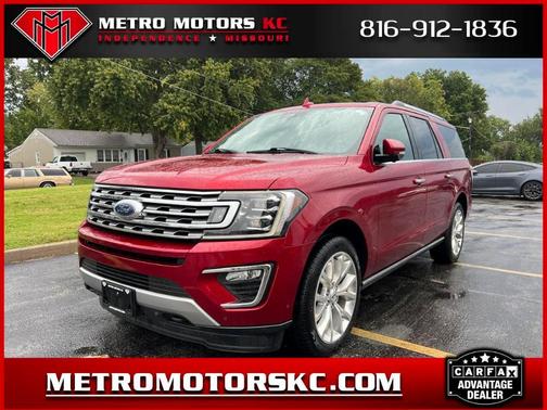 Red 2019 Ford Expedition Max Limited