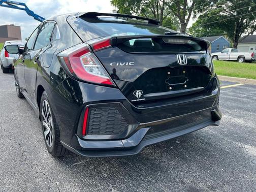 Black 2018 Honda Civic LX