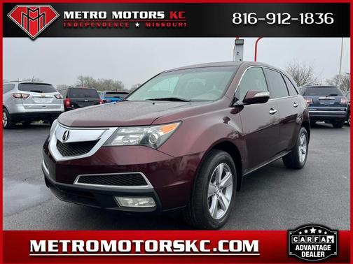 Red 2013 Acura MDX 3.7L Technology