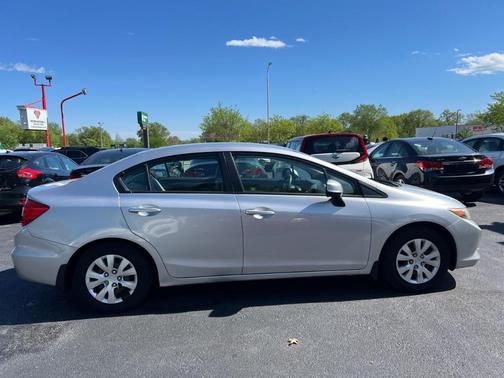 Silver 2012 Honda Civic LX