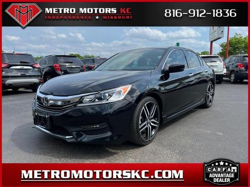 Black 2017 Honda Accord Sport SE