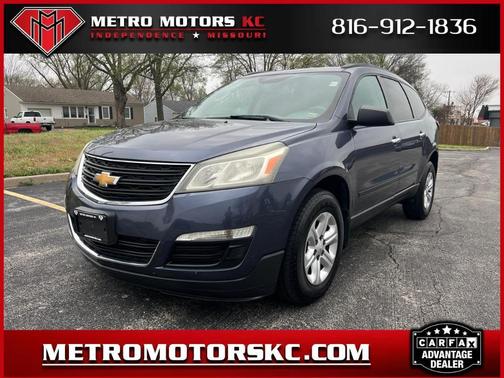 Blue 2013 Chevrolet Traverse LS