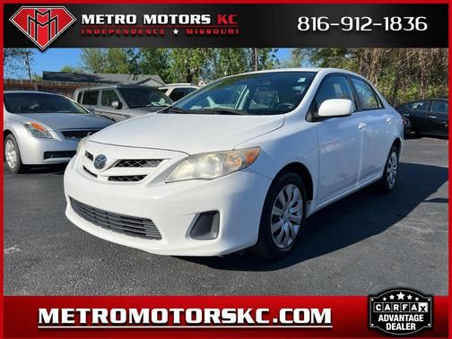 White 2012 Toyota Corolla LE