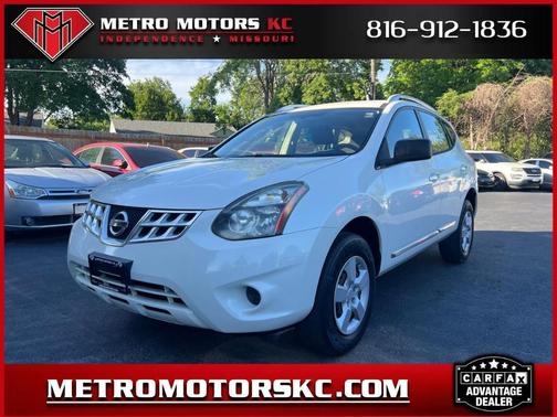 Pearl White 2015 Nissan Rogue Select S