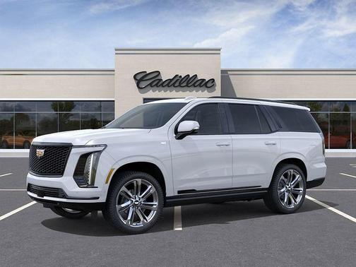 Vibrant White Tricoat 2026 Cadillac Escalade Sport Platinum