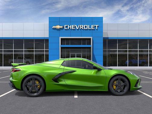 Roswell Green Metallic 2026 Chevrolet Corvette Stingray w/1LT