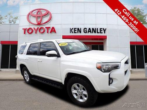 Super White 2018 Toyota 4Runner SR5 Premium