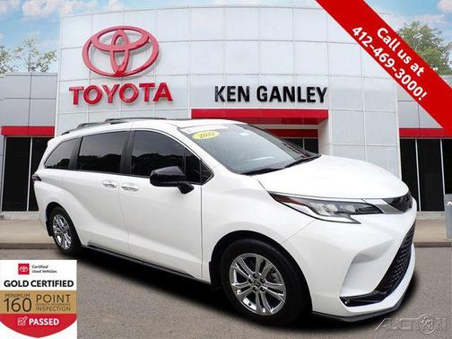 White 2022 Toyota Sienna XSE 7 Passenger