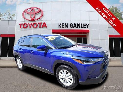 Blue Crush Metallic 2022 Toyota Corolla Cross LE