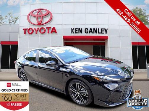 Midnight Black Metallic 2025 Toyota Camry XSE