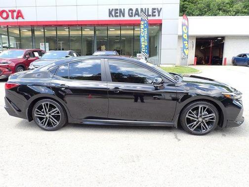 Midnight Black Metallic 2025 Toyota Camry XSE
