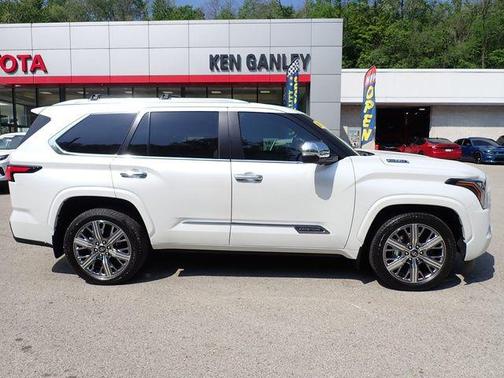 Wind Chill Pearl 2025 Toyota Sequoia Capstone