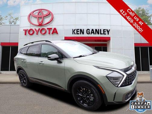 Jungle Green/Ebony Black Roof 2024 Kia Sportage S