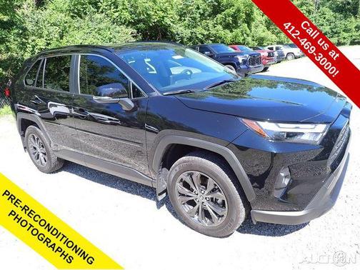 Midnight Black Metallic 2025 Toyota RAV4 Hybrid XLE Premium