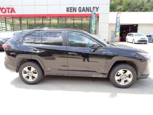 Midnight Black Metallic 2024 Toyota RAV4 Hybrid LE