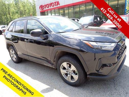 Midnight Black Metallic 2024 Toyota RAV4 Hybrid LE