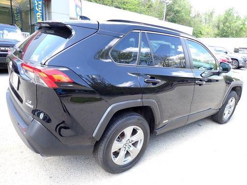 Midnight Black Metallic 2024 Toyota RAV4 Hybrid LE