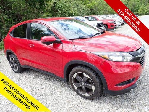Milano Red 2018 Honda HR-V EX