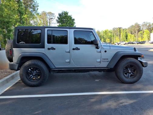 Billet Silver Metallic Clearcoat 2018 Jeep Wrangler JK Unlimited Sport