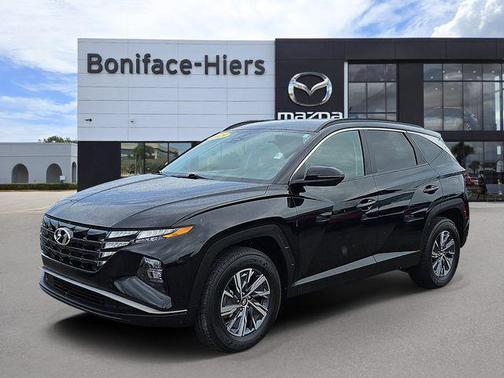 Phantom Black 2023 Hyundai TUCSON Hybrid Blue