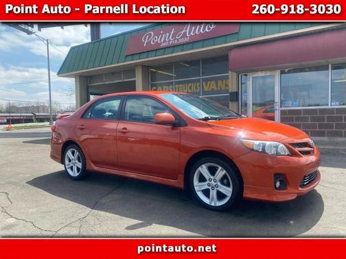 Orange 2013 Toyota Corolla S