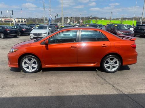 Orange 2013 Toyota Corolla S