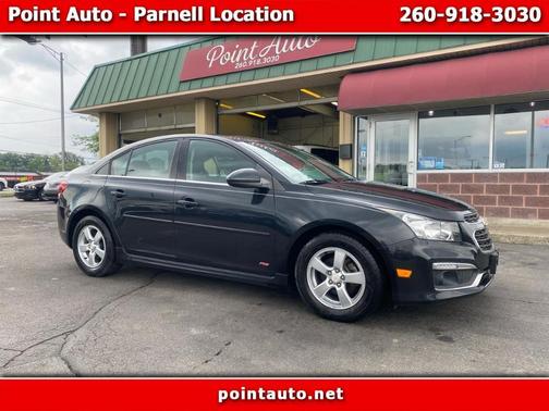 Black 2015 Chevrolet Cruze 1LT