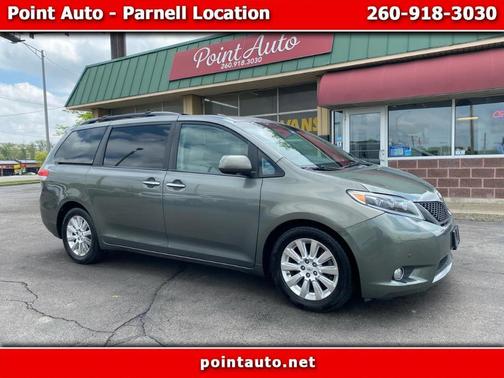 Green 2012 Toyota Sienna Limited