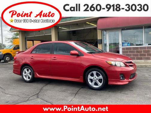 Red 2011 Toyota Corolla S