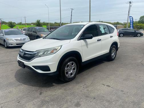 White 2015 Honda CR-V LX