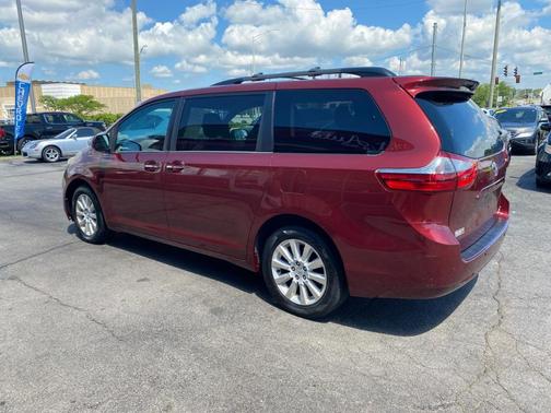 Red 2015 Toyota Sienna XLE Premium