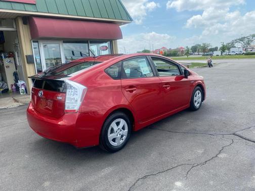Red 2010 Toyota Prius III