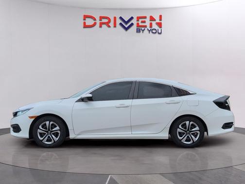 Taffeta White 2017 Honda Civic LX