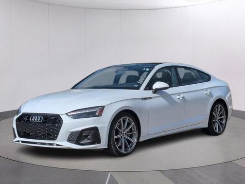 WHITE 2025 Audi A5 Sportback 45 S Line Premium
