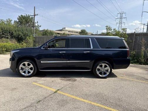 Dark Adriatic Blue Metallic 2020 Cadillac Escalade ESV Premium Luxury
